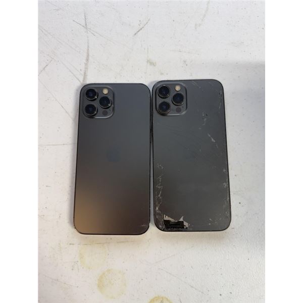 2 APPLE IPHONE 12 PRO MAX SMARTPHONES
