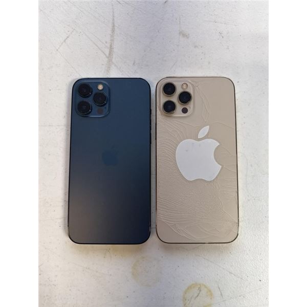 2 APPLE IPHONE 12 PRO MAX SMARTPHONES