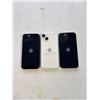 Image 1 : 3 APPLE IPHONE 14 SMARTPHONES