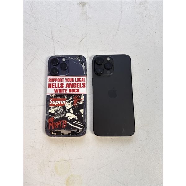 2 APPLE IPHONE 14 PRO MAX SMARTPHONES