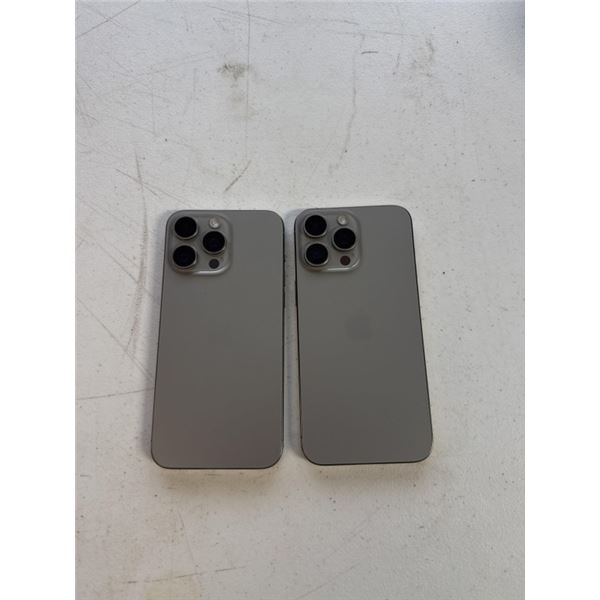 2 APPLE IPHONE 15 PRO MAX SMARTPHONES