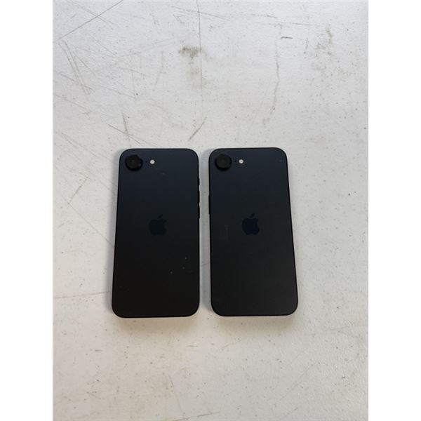 2 APPLE IPHONE 16E SMARTPHONES