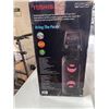 Image 4 : TOSHIBA TY-ASC65B WIRELESS BLUETOOTH PARTY SPEAKER W/ WIRELESS MIC - TESTED WORKING, RETAIL $189