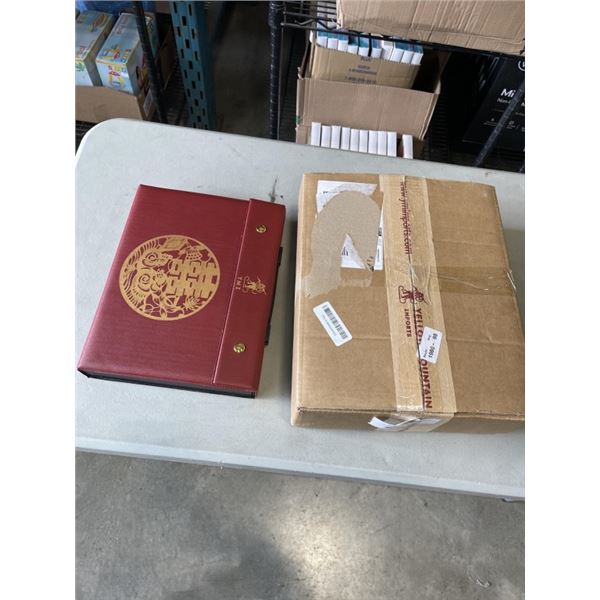 2 AS NEW YELLOW MOUNTAIN MAHJONG SETS