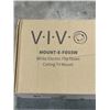 Image 2 : VIVO WHITE ELECTRIC FLIP DOWN CEILING TV MOUNT