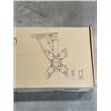 Image 3 : VIVO WHITE ELECTRIC FLIP DOWN CEILING TV MOUNT