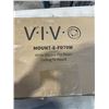 Image 3 : VIVO WHITE ELECTRIC FLIP DOWN CEILING TV MOUNT