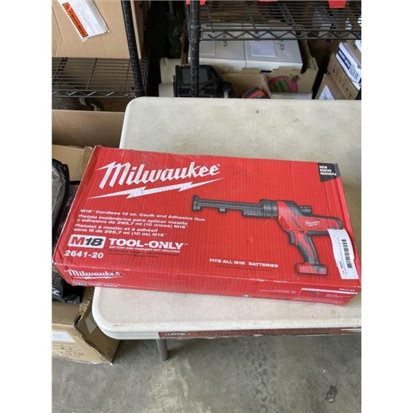 AS NEW M18 CORDLESS CAULKING GUN