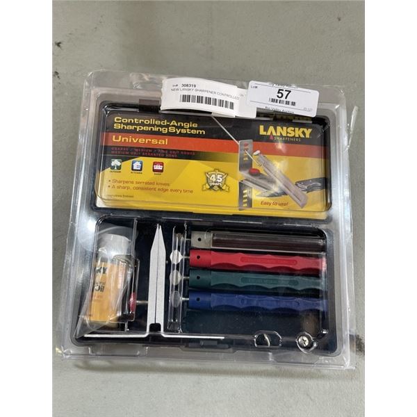 NEW LANSKY SHARPENER CONTROLLED ANGLE SHARPENING SYSTEM