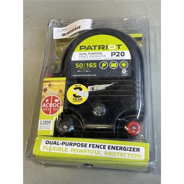 PATRIOT DUAL PURPOSE FENCE ENERGIZER