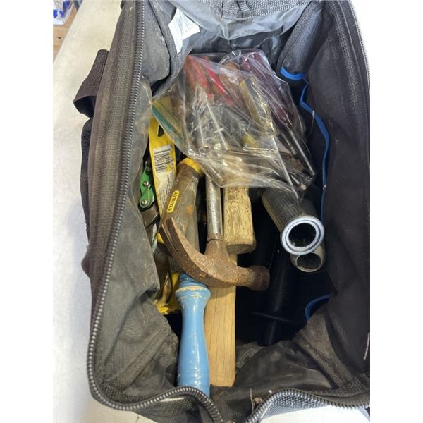 MASTERCRAFT TOOL BAG WITH ASSORTED HAND TOOLS