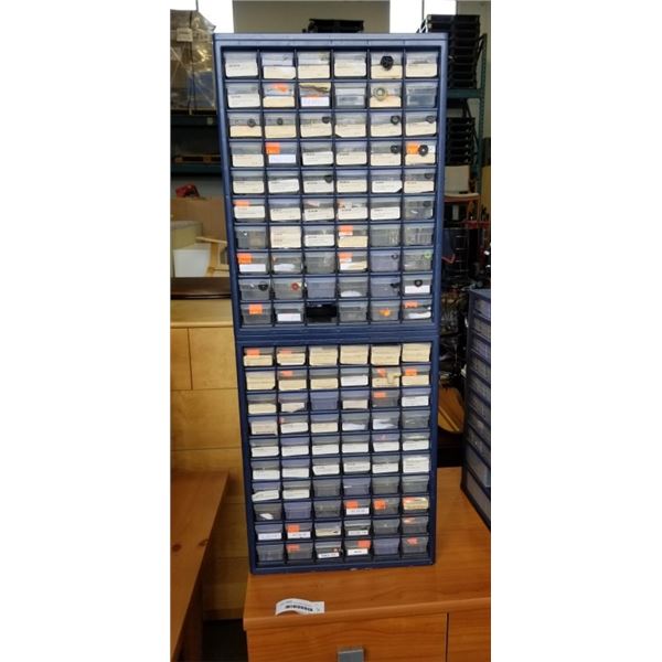 2 STACKING SMALL PARTS ORGANIZERS