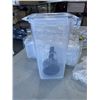 Image 2 : BOX OF NEW PLASTIC STORAGE CONTAINERS