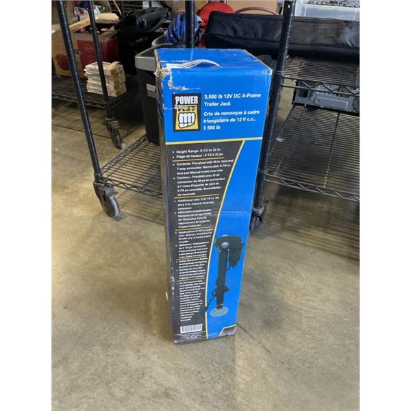 POWERFIST 3500LV 12V DC A-FRAME TRAILER JACK