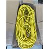 Image 1 : AS NEW 200FT LIFE SUPPLY HEAVY DUTY INDOOR OUTDOOR LIOGHTED 3 WIRE GROUNDED EXTENSION CORD, YELLOW 1