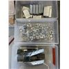 Image 2 : LOT OF VARIOUS NAILS, GATE HINGES, HARDWARE, ETC