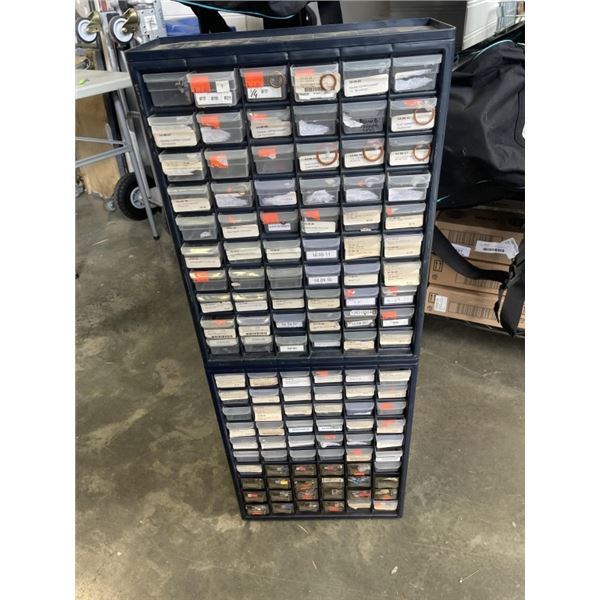 2 STACKING SMALL PARTS ORGANIZERS