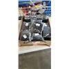 Image 1 : TRAY OF NEW SWEATBANDS, 6PC PACKS AND NEW RESEALABLE BLACK BAGS