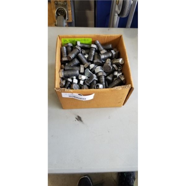 BOX OF LARGE BOLTS