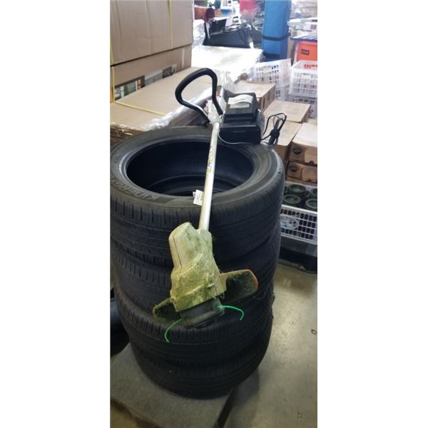STIHL WEED EATER W/ CHARGER AND BATTERY