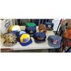 Image 1 : 12 HATS, BASEBALL GLOVE AND BALL