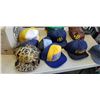 Image 2 : 12 HATS, BASEBALL GLOVE AND BALL