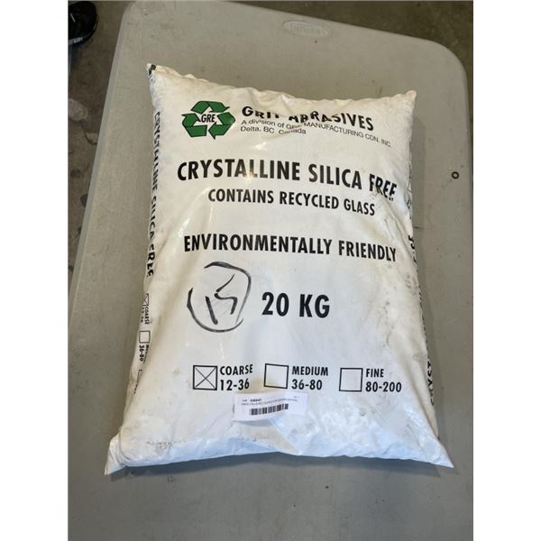 20KG CRUSHED GLASS FOR SANDBLASTING
