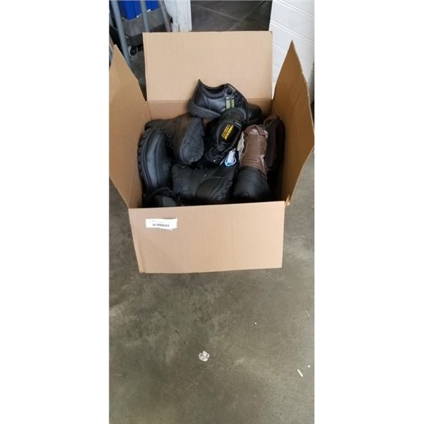LARGE BOX OF MENS BOOTS