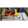 Image 1 : ASSORTED GOODS INCLUDING A HAND SAW, POWER BAR