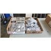 Image 1 : TRAY OF DUAL DOOR HOOKS AND TRAY OF RUSTIC HOOKS