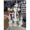 Image 2 : VINTAGE WHITE CHANDELLIER