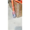 Image 2 : AS NEW ORANGE 100FT LIFE SUPPLY HEAVY DUTY INDOOR OUTDOOR 3 WIRE GROUNDED LIGHTED EXTENSION, 10AWG