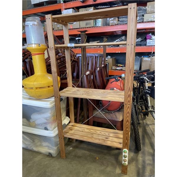 4 TIER WOODEN PANTRY SHELF