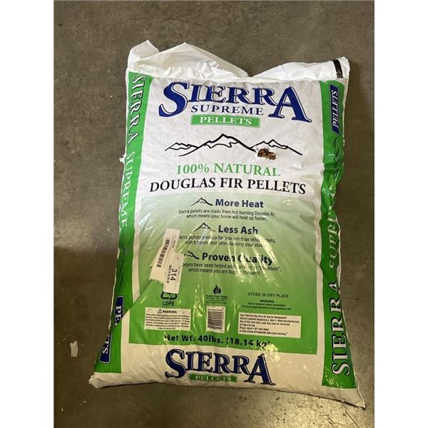 5  40LB BAGS DOUGLAS FIR PELLETS