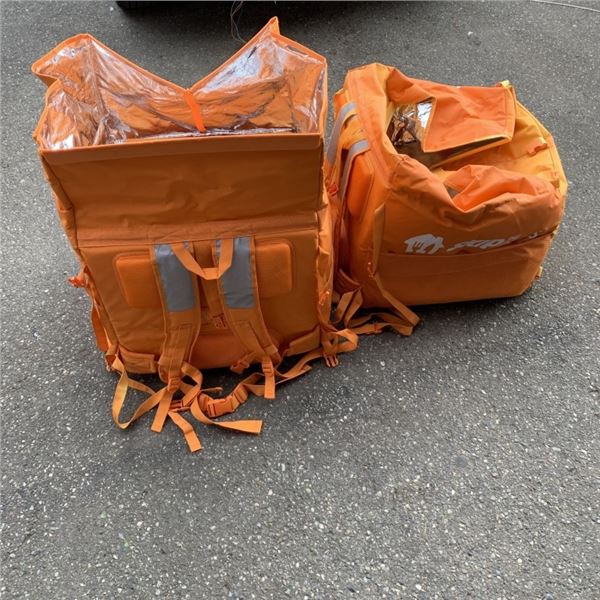 2 XL BACKPACK STYLE SKIP THE DISH INSULATED DELIVERY BAGS