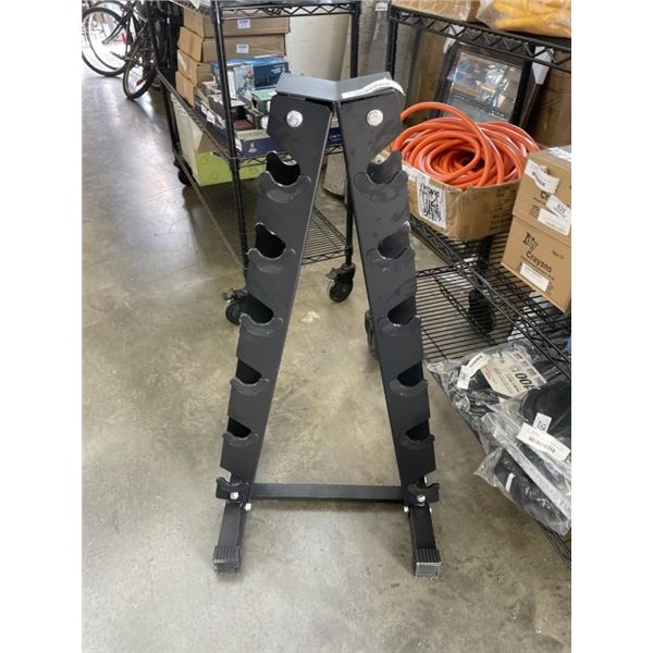 6 TIER METAL WEIGHT RACK