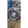 Image 1 : WIRE SPOKE MOTORBIKE FRONT WHEEL WITH TIRE