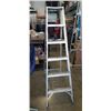 Image 1 : 6FT ALUMINUM  A-FRAME LADDER