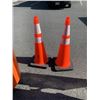 Image 1 : 2 SAFETY REFLECTIVE 36" PILONS
