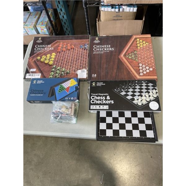 ASSORTED NEW YELLOW MOUNTAIN IMPORTS BOARD GAMES