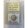 Image 1 : 1906 CANADIAN SILVER 25 CENT KING EDWARD VII .925 SILVER