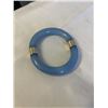 Image 2 : BLUE LUCITE W/ GOLD BANGLE