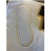 Image 2 : EXTRA LENGTH GENUINE PEARLS NECKLACE, 31" LENGTH