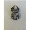 Image 2 : PAIR OF SILVER HOOP EARRINGS