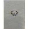Image 1 : STERLING SILVER SOLITAIRE RING MARKED 925