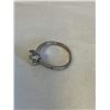 Image 2 : STERLING SILVER SOLITAIRE RING MARKED 925