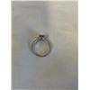 Image 3 : STERLING SILVER SOLITAIRE RING MARKED 925