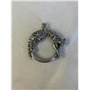 Image 1 : SILVER PLATED COUGAR MAGNIFIER PENDANT