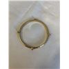 Image 3 : LARGE 14K GOLD PLATED BANGLE, MARKED GRAZIANO, CHINA