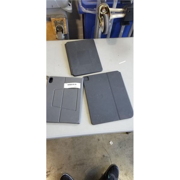 3 APPLE IPAD FOLIO AND MAGIC KEYBOARDS